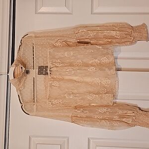 Forever 21 Lace Knit Top